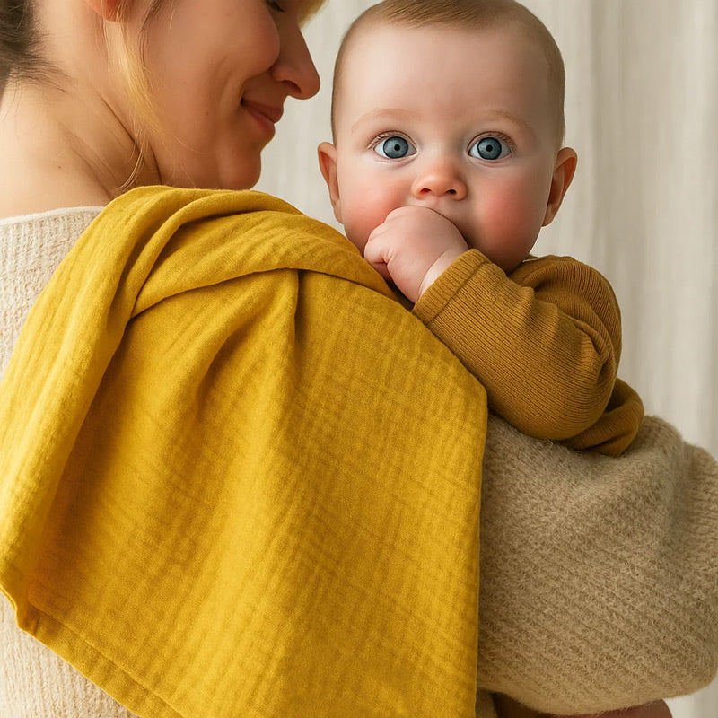 emmaillotage maxi langes honey coton bio papate