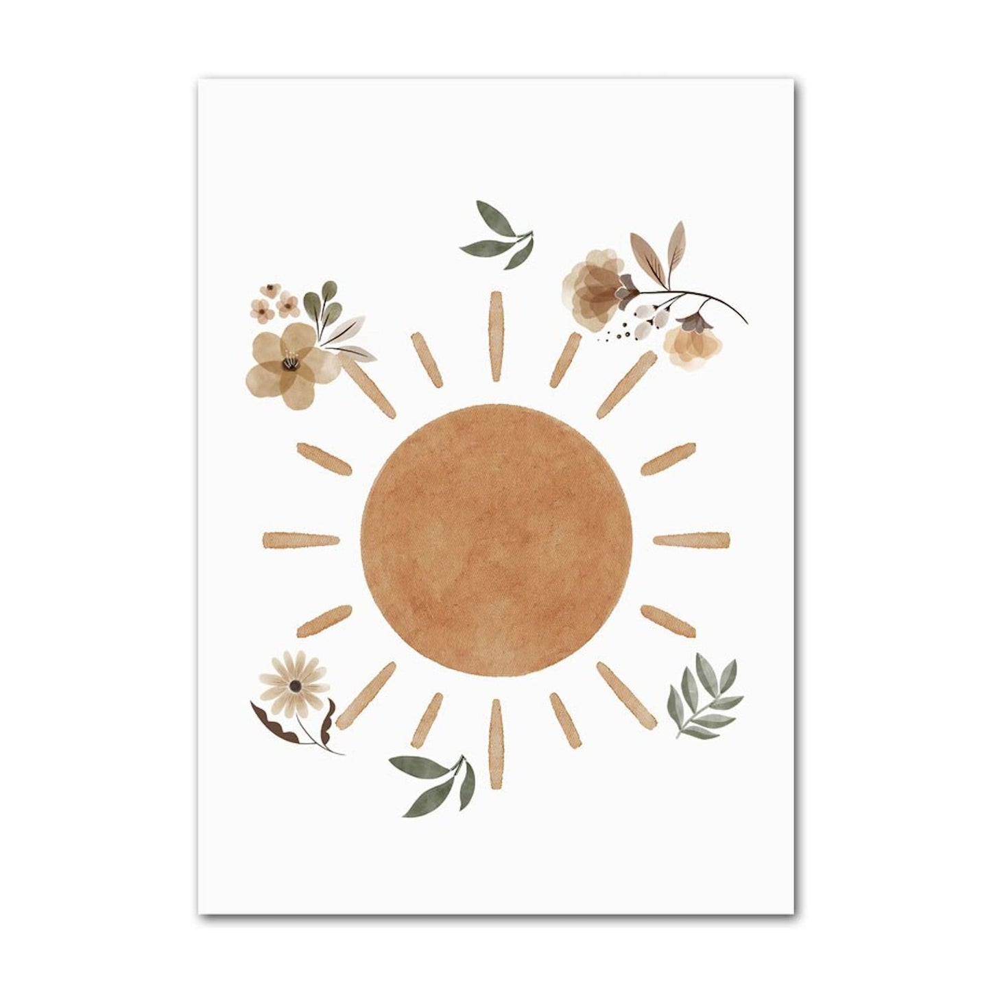 Poster Infantil Animais Boho – Safari Dreams | Sem Moldura