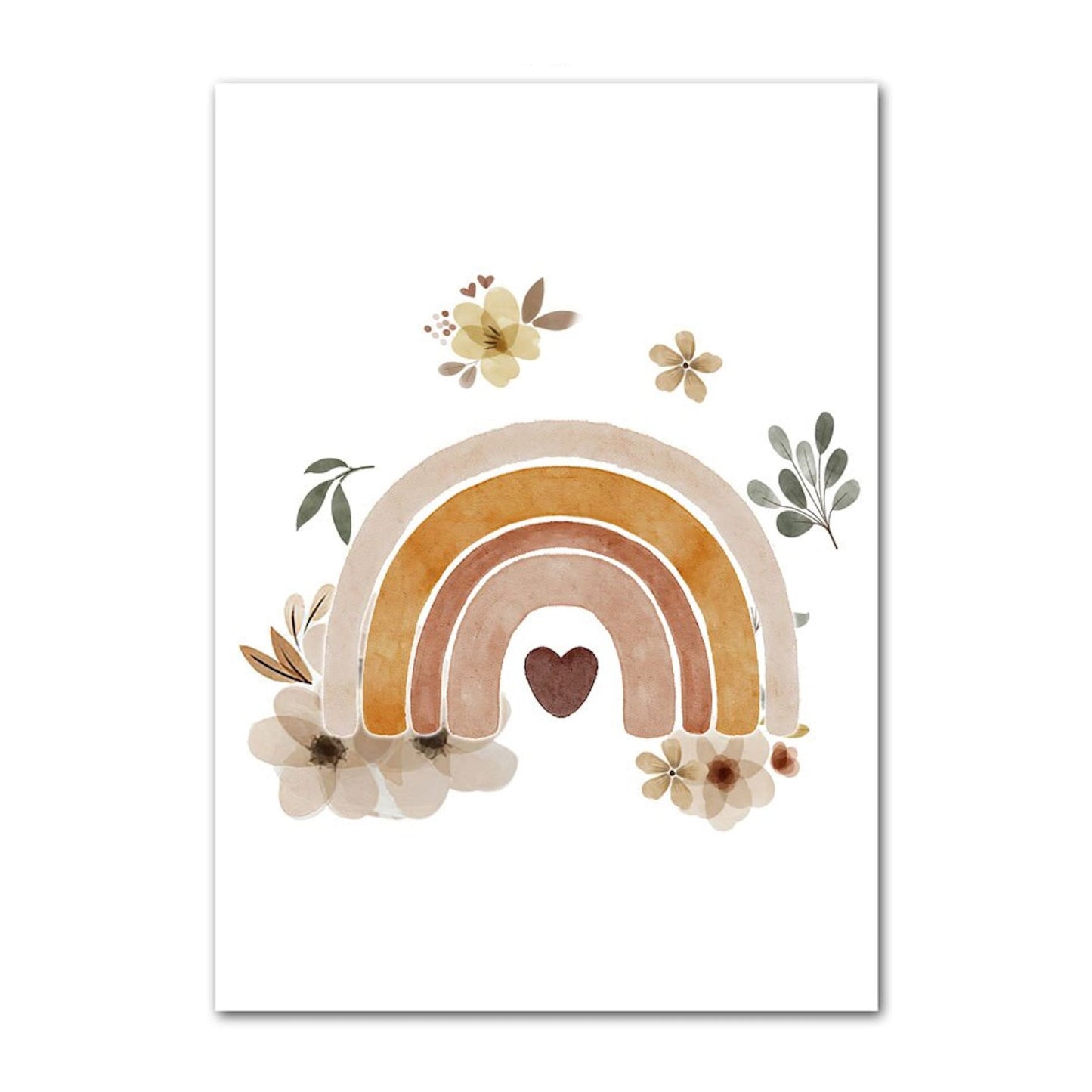 Poster Infantil Animais Boho – Safari Dreams | Sem Moldura