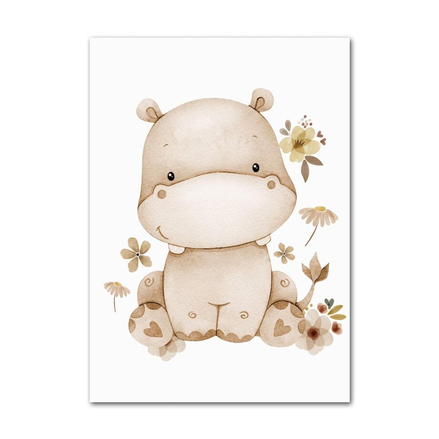 Poster Infantil Animais Boho – Safari Dreams | Sem Moldura