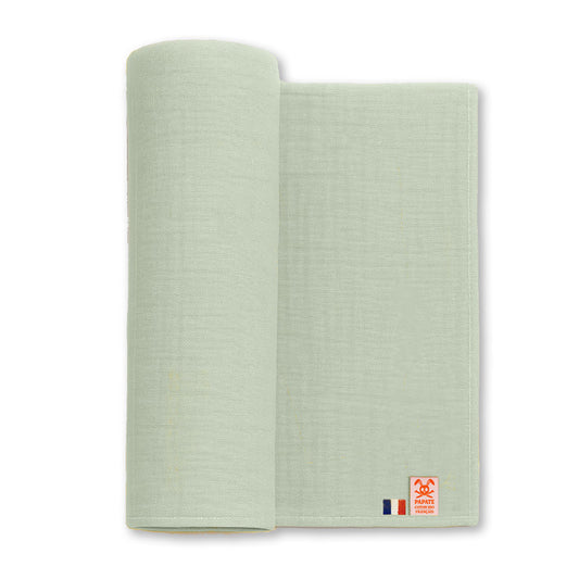 maxi lange vert en coton bio papate