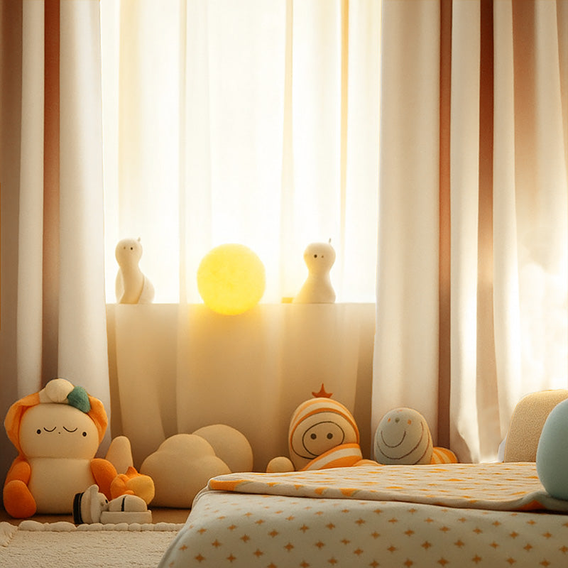 rideau enfant gaze coton bio blanc duo bébé