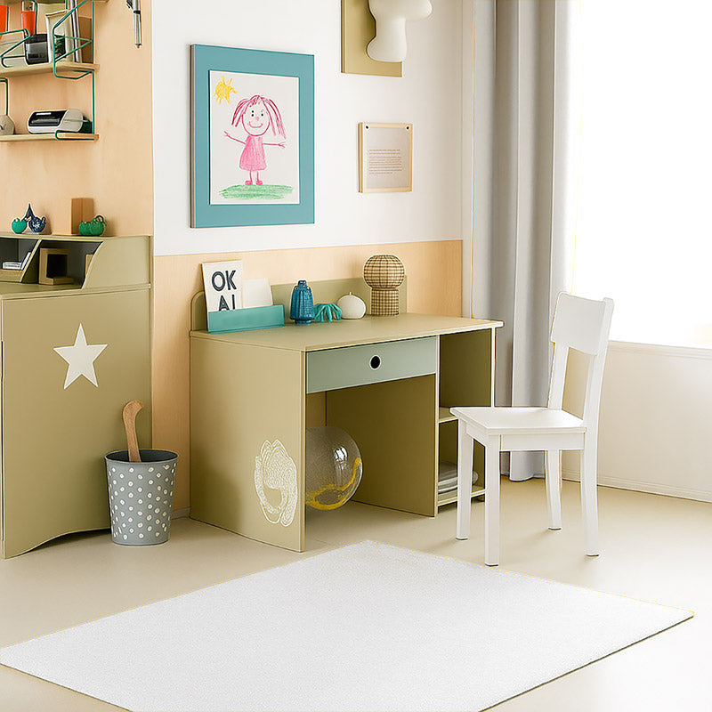 rideau enfant gaze coton bio blanc duo bébé gots