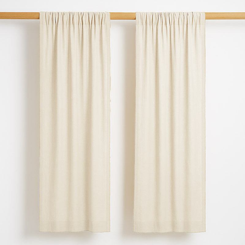 rideau enfant gaze coton bio blanc duo bébé gots france papate neutre